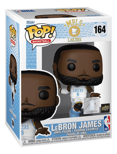 Funko Pop Lebron James #164 Upper Deck Nba Mpls Lakers