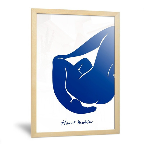 Cuadro Desnudo Azul Matisse Laminas Arte Bauhaus 35x50cm