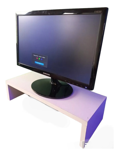 Base Eleva Monitor Color Negro