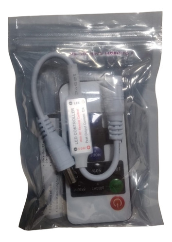 Dimmer Control Rf Remoto Para Tiras Y Mangueras Led