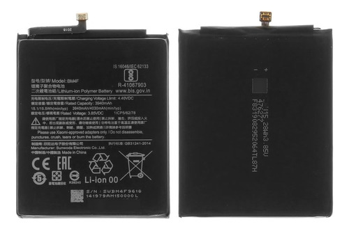 Bateria Bm4f Para Xiaomi Mi A3 - Mi 9 Lite - Mi Cc9e Bm4f