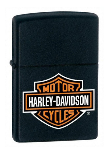  Encendedor Zippo Stamp Harley-davidson Bar And Shield Logo 