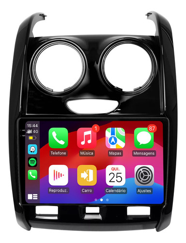 Multimidia Duster 15/19 9p Octacore Carplay 8gb 256gb Tpros