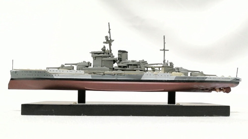 Miniatura Diecast 1/1250, Acorazado Hms Warspite, Royal Navy