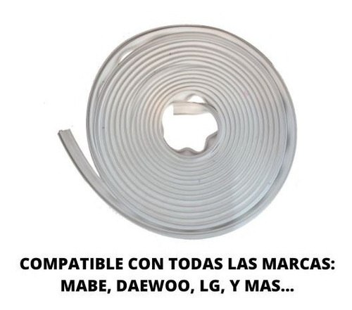 Kit 4m Empaque Refrig. Ceja Larga C/iman 9.4 Adhesivo Brocha