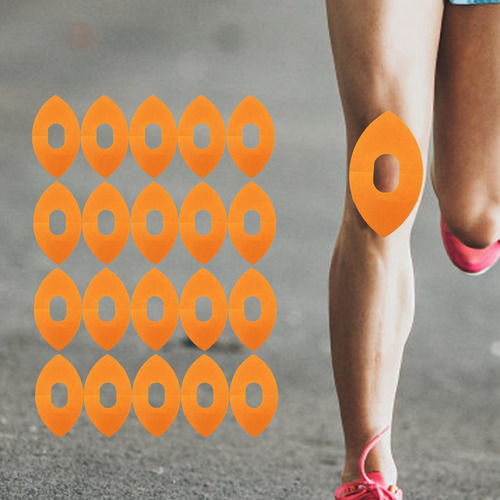 20 Cintas Deportivas Autoadhesivas Impermeables Para Naranja