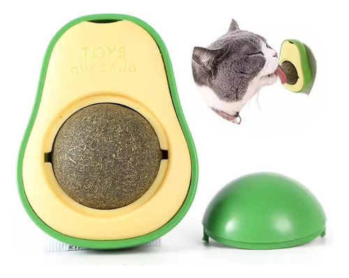 Pelota Interactiva Para Mascotas, 5 Bolas, Catnip, Aguacate