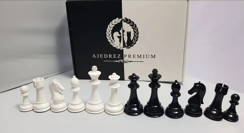 Ajedrez Profesional Premiun - Triple Plomada Con Tablero
