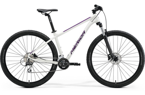 Bicicleta De Montaña Merida Big.nine 20 (2x) Color Blanco/Violeta Tamaño del cuadro M (17 ")