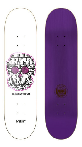 Tabla Skate Viliv Hugo Navarro Calabera 8.125 X 32  Con Lija