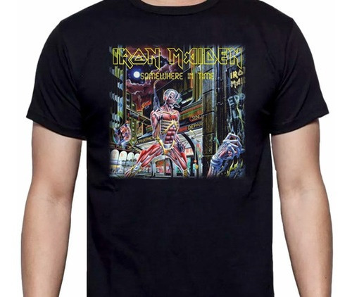 Iron Maiden - Somewhere In Time - Rock /metal - Polera 