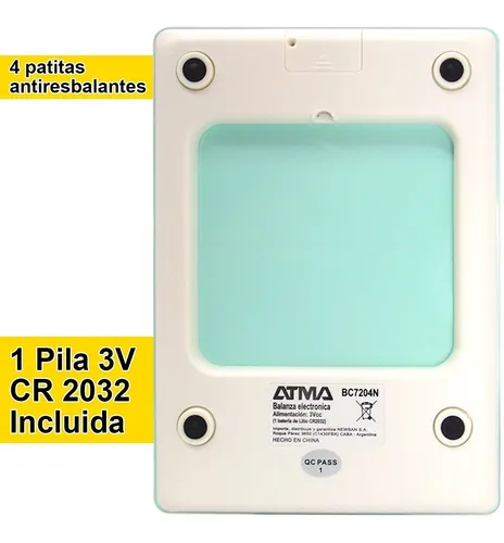 ATMA BALANZA DE COCINA BC7204N