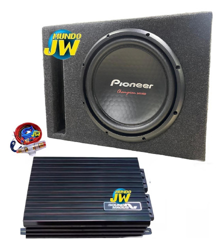 Combo Pioneer 300 Subw + Sound Magus + Cajon Slot. Nuevo 311