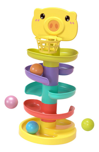 Ball Drop And Roll Tower Montessori Desarrollo Temprano Para