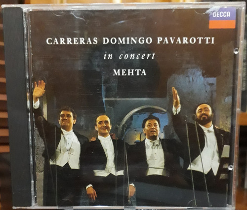 Carreras Domingo Pavarotti In Concert Mehta Cd Alemán