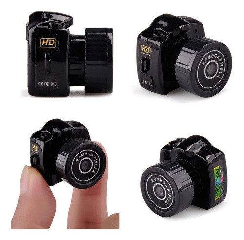 Mini Camara Espia Audio Y Video Hd 720p Micro Sd Recargable