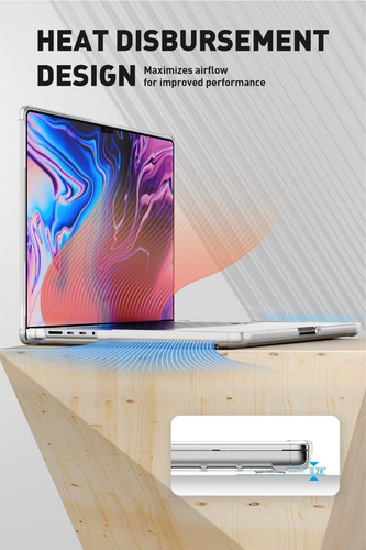 Funda Para Macbook Pro 14 2021 A2442 M1 Pro / Max Supcase Cl