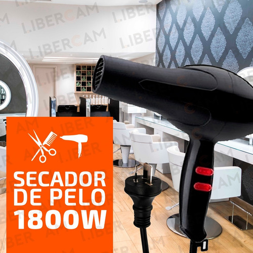 Secador Pelo Profesional 2 Velocidades Nova 1800w
