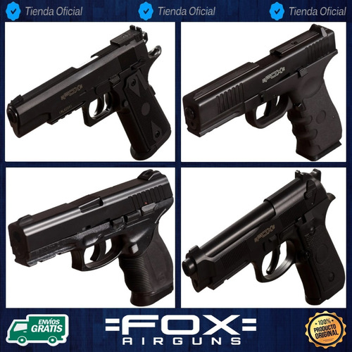 Imagen 8 de 10 de Rifle Aire Comprimido Fox Nitro Compact Piston 5,5 + Kit