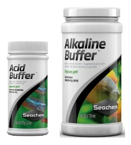 Seachem Acid Buffer 70g + Alkaline Buffer 300g Kit