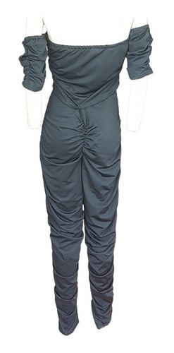 Calza/peto, Lycra, Negro, Diseño Fashion, Recogido, Talla L