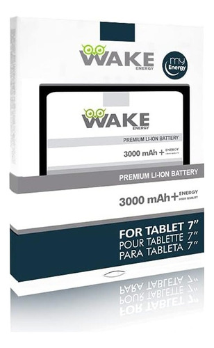 Pila Tablet China 3.7v 3000mah 30dias Original Wake