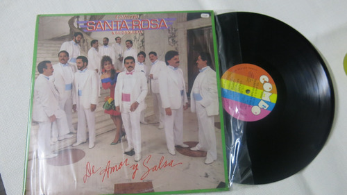Vinyl Lp Acetato  Salsa Gilberto Santa Rosa De Amor Y Salsa
