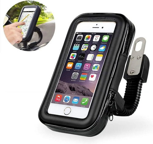 Imagen 1 de 4 de Soporte Funda Porta Celular Para Bicicleta Impermeable
