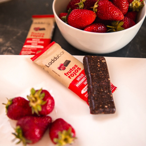 Barrita Laddubar Frutos Rojos 30g Raw Vegana Sin Tacc Kosher