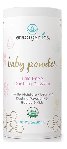 Era Organics. Talco Para Bebes, Talc Free Dusting Powder