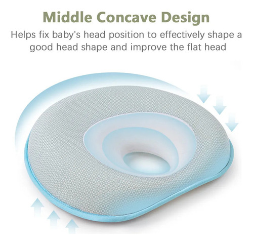Almohada To Memory Para Recién Nacidos Para Cabeza Plana
