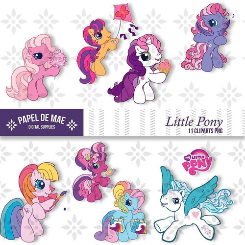 Kit Imprimible Scrap #03 - Little Pony Clipart