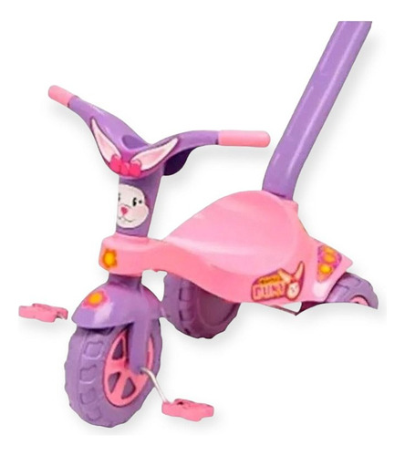 Triciclo Bunny Juguetoys 2 En 1 C/barral