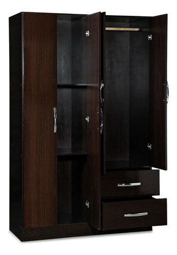 Ropero Family Muebles Maximo 64008 4p Chocolate