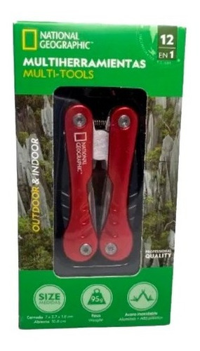 Imagen 4 de 8 de Multi Herramienta National Geographic Ong2004 - 4 Vientos -