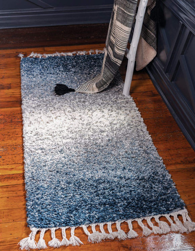 Unique Loom Hygge Shag Collection Alfombra Moderna Inspirada