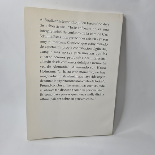 Vista En Conjunto Sobre La Obra De Carl Schmitt