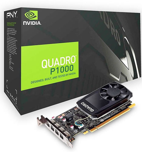 Placa De Video Nvidia Vcqp1000v2-pb Quadro P1000 V2 4gb