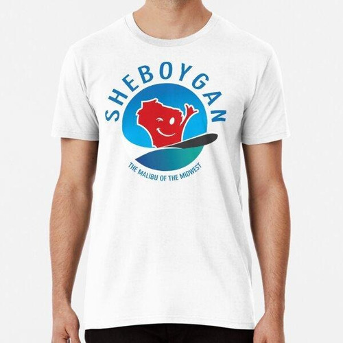 Remera Sheboygan, El Malibu Del Medio Oeste Circular Azul Al