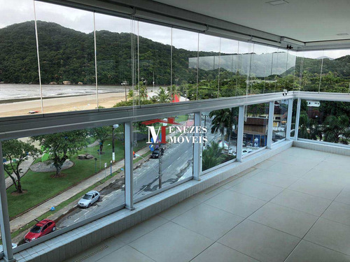 Imagem 2 de 30 de Apartamento A Venda Em Bertioga Frontal Ao Mar-centro Ref. 1065 - V1065