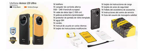 A Ulefone Armor 23 Ultra 5g Celular Mensaje Satelital 6.78''fhd+120hz,24gb+512gb,5280mah 120w,móvil Resistente,dimensity 8020 Andriod13 Dual Sim Ip68