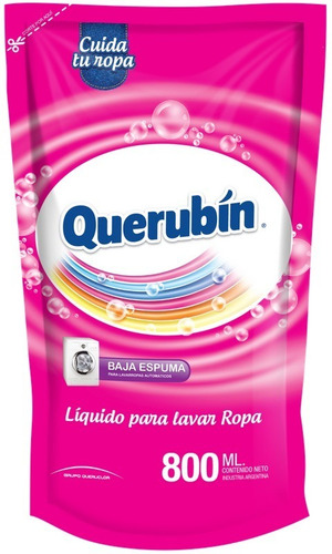 Liquido Para Lavar Ropa X 800 Ml D Pack Querubin