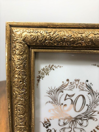 Imagem 3 de 4 de Quadro Balcão Para Bodas De Ouro