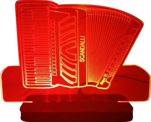 Luminária  Abajur De Mesa Acordeon - Decoração