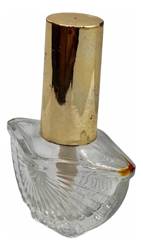 Antiguo Perfumero De Vidrio Con Atomizador (Usado)