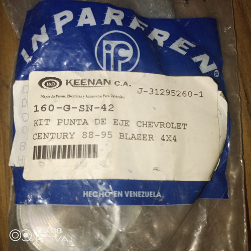 Kit Punta De Eje Sn42/ Chevrolet Century 88/95 Blazer 4x4