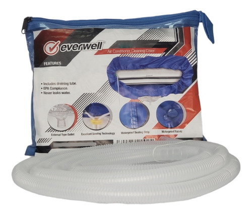 Imagen 2 de 2 de Kit De Limpieza Aire Acondicionado Mini Split De 9 A 18 Btu