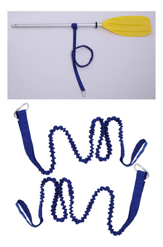 2x Kayak Paddle Tether Leash Canoa Cordón Cuerda En Espiral