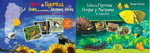 Libro Figuritas Aves De Buenos Aires + Orugas Y Mariposas