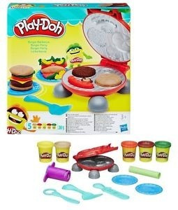 Imagen 3 de 10 de Play-doh Hamburguesas A La Parrilla Kitchen Hasbro B5521 Edu